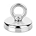 Produktbild Neodym Magnete Angeln Magnete N52 Super Starker 150Kg Magnet Mit Versenktem Loch Und Augenschraube 60Mm Durchmesser