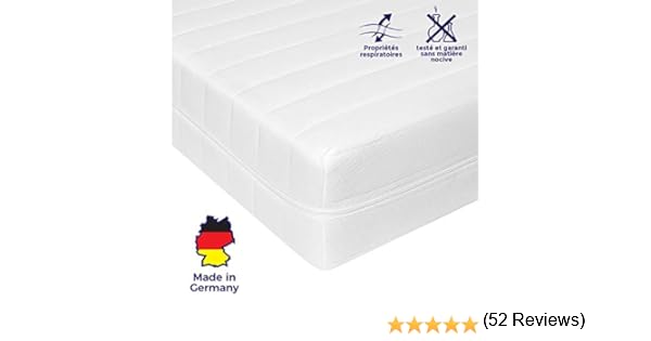 Housse Lavable Ergonomique Mister Sandman Matelas Pas Cher 7 Zones De Confort Epaisseur 15cm 2 Fermetes 2en1 Lit Ferme Et Mi Ferme Reversible 60 X 1 Cm H2 Bebe Puericulture La Chambre De Bebe