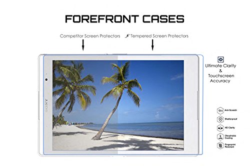 Forefront Cases® [HD KLARHEIT] Gehärtetes Glas Bildschirm Schutz Protektor Folie für Sony Xperia Z3 8-inch Tablet Compact SGP621 [ULTRA DÜNN nur 0.3mm] - 2