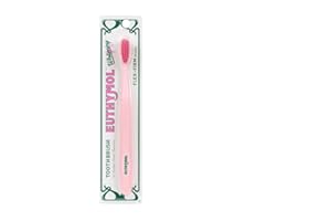 Euthymol Whitening Toothbrush (Pink), Compact Small Full Head, High-Strength Micro Soft bristles, Deep Cleaning, Sensitive Gums Teeth, Daily Oral Enamel Dental Care
