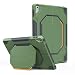 Produktbild MoKo Hülle für Neu iPad 9.7 Zoll 2017 - [Heavy Duty] Ganzkörper-Rugged Hybrid Stand Cover Schutzhülle mit integriertem Displayschutz für Apple New iPad 9.7 2017 Tablet, Armee Grün