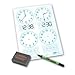 Show Me Telling the Time Four Panel Clockface Whiteboard with Dry wipe Pen and Eraser