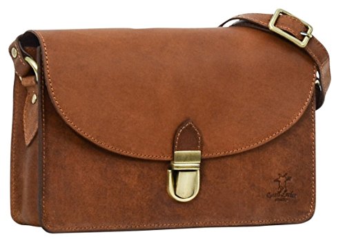 GustiGusti Handbag Leather - Zoey Shoulder Bag Leather Bag Brown