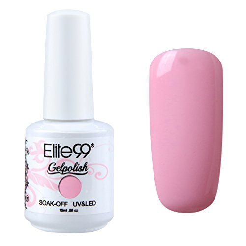 Elite99 Gelpolish Soak Off UV LED Gel Nail Polish Lacquer 15ml Light Pink (1532)