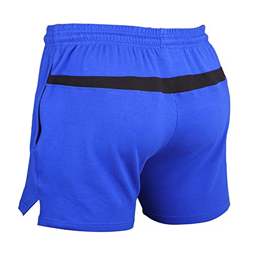 MUSCLE ALIVE Hommes La Musculation Gym Faire des Exercices Short Terry Cotton