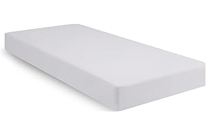 BETERBED Beter Bed Molton Select - Coprimaterasso morbido e traspirante, 100% cotone, altezza 30 cm, 90 x 200 cm, colore: Bianco