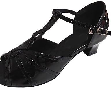 ShangYi Customized Women's Latin Dance Shoe Customized Heel Open Toe Dance Sandal for Women , black-us8.5 / eu39 / uk6.5 / cn40 , black-us8.5 / eu39 / uk6.5 / cn40