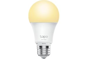 Tapo L510E smart WLAN-glödlampa E27, dimbar 8,7 W, ingen hubb krävs, kompatibel med Alexa, Google smart home, scheman och tidtabeller, frånvaroläge, Tapo-app, varmvit, 2 pack