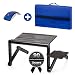 Produktbild ANSPROS-Ergonomisch Laptoptisch | Verstellbarer Laptop Stand | Notebook Ständer aus Leichte Aluminium Schwarz, Ergonomisches Pack Mit Maus Und Abdeckung, Leicht, Belüftet, Verstellbar Und Tragbar.