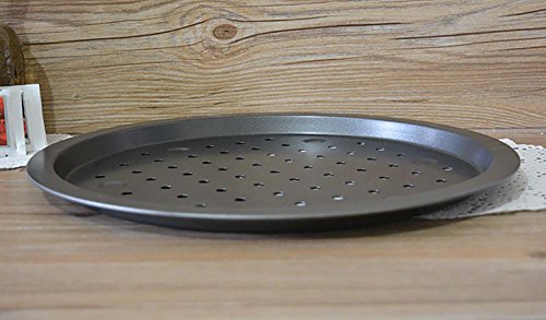 Fanaticism 2 Stück Antihaftbeschichtetes Pizzablech Ø 35 cm - 5