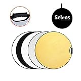 Portátil - Tamaño plegable sólo 25cm/9.8 inches, con una bolsa portátil, adecuado de viajar o almacenar. Adeacuado para actividades de estudio fotográfico o de fotografía al aire libre.