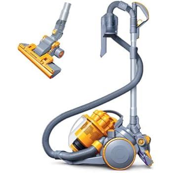 Dyson DC08 Silver/Yellow Cylinder Vacuum Cleaner: Amazon.co.uk: Kitchen ...