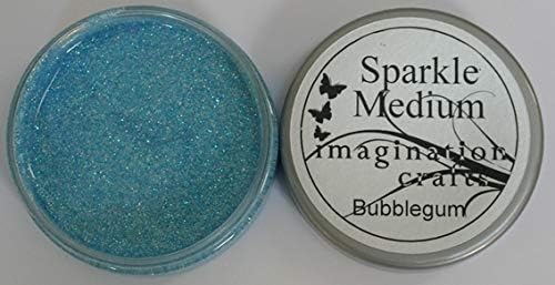 Imagination Crafts Glitter Sparkle Medium Clear Gel 50ml - Bubblegum