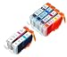 Produktbild 6 Multipack XL Canon BCI-3 , BCI-3E , BCI-6 Patronen Kompatible. 1 schwarz (klein), 1 cyan, 1 magenta, 1 foto cyan, 1 foto magenta, 1 gelb für Canon iP6000D. Tintenpatrone. Tinten kompatible Druckerpatronen. BCI-6-BK , BCI-6-C / BCI-3-E-C , BCI-6-M / BCI-3-E-M , BCI-6-PC , BCI-6-PM , BCI-6-Y / BCI-3-E-Y © Patronenland