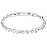 Swarovski Bracciale Angelic, Cristallo Bianco, Rodiato, da Donna