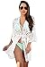 Produktbild Neue Damen weiß Zebra Spitze Kordelzug Cover up Bademode Beachwear Summer Wear Kaftan Größe UK 10–12 EU 38–40