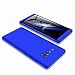 Produktbild Homikon 360 Grad Hart PC Hülle 3 in 1 Komplettschutz Tasche Plastik Handyhülle mit Tempered Glas Panzerglas Ganzkörper-Koffer Schutzhülle Kompatibel mit Samsung Galaxy Note 8 - Blau
