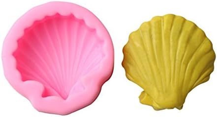 Yaxitu Seashells Silicone Fondant Cake Decorating Mould Chocolate Mould Baking