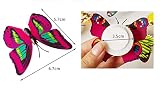 4 pcs cute beautiful kreative Bunt Schmetterling LED Nachtlicht mit Saugnapf Wandleuchten romantische mehrfarbigen Nachtlicht kleine Nightlight Baby Toy Geschenk Kinder Schlafzimmer Nachttischlampen Festival Party Dekoration （Flackern） - 5