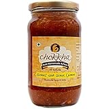 Chokkha Distinctly Different and Delicious Sweet & Sour Lemon Chutney | All in 1 Flavor - Sweet, Sour, Tangy, Spicy | Made with Juiciest Lemons | Traditional Family Recipe | Good for Traveling | No Vinegar, Colors or Additives | Khatta Meetha Crushed Lemon Pickle | 100% Oil-Free | 400 Gm
