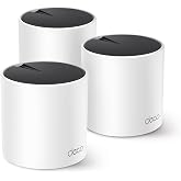 TP-Link Deco X55 3-pack, AX3000 Mbps, Yapay Zeka Desteği, Gigabit Portları, 150 Cihaza Kadar Bağlanılabilirlik, 600 m&sup2;'ye Kad