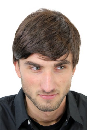 Men's WIG (for Men or Unisex) HIGH QUALITY synthetic short BROWN youthful young look GFW994-6 Man