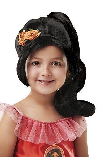 Elena di Avalor - Parrucca con coda, taglia unica, Rubie' s Spain 34918)