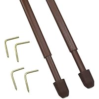 Asta Per Tende A Molla Regolabile - Bianca, Senza Viti, Per Vetri E Finestre - Foto 9