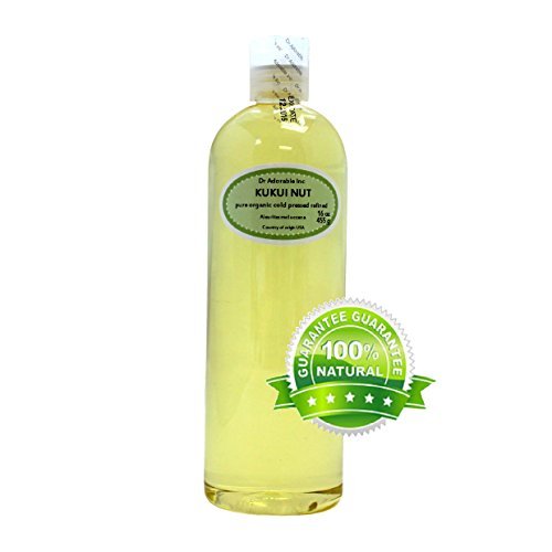Preisvergleich Produktbild Organic Kukui Nut Oil Cold Pressed 100% Pure 16 Oz / 1 Pint