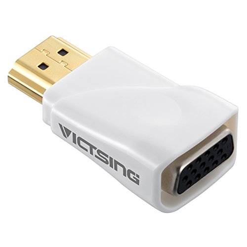 Book's Cover ofHDMI vers VGA Convertisseur VicTsing Adaptateur HDMI vers VGA Plaqué dOr pour PC Ultrabook PC Portable DVD PC de BureauIntel Nuc Chromebook Roku Streaming Media Player Boîte de Jonction TV BOX et dautres Appareils avec Port HDMI Blanc