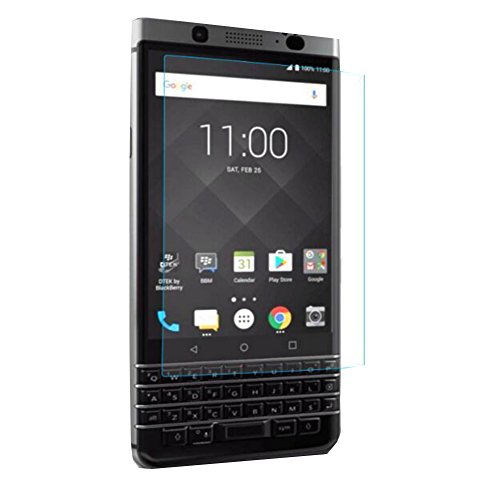MaxKu BlackBerry KEYone Schutzfolie, [2 Stück] Glasfolie Hartglas 9H Hardness Panzerglas Displayschutz Anti-Kratz Displayschutz für BlackBerry KEYone - 2