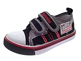 Kids Boys Canvas Pumps Toddlers Beach Summer Shoes Velcro Trainers Size UK 4-12