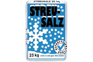 PARADIES POOL Stein Sel de déneigement 25 kg de sel de déneigement pour neige, glace, gel de qualité supérieure