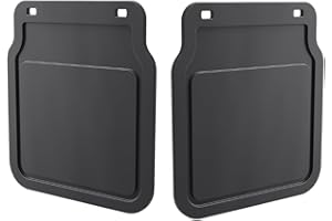 DOMAR SPA 2X DOMAR Schmutzfänger Spritzlappen universal 20x22,5 cm schwarz Spritzschutz für Anhänger, Wohnwagen, Pkw