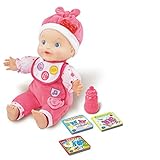 Puppe, die sprechen lernt und ihren Wortschatz erweitert