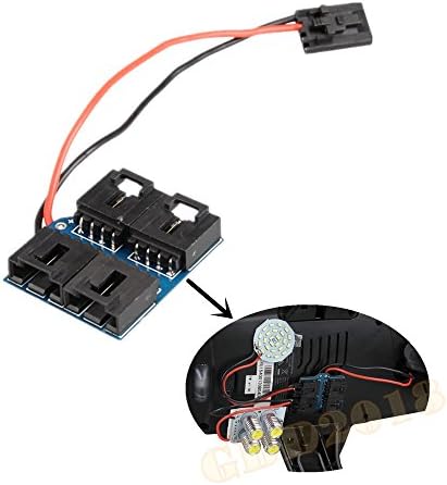 GDD2018 LED extend adapter 1 to 4 wire connector for FPV YUNEEC Q500 Quadcopter Drone