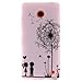 Produktbild Anlike Handy Hülle / Schutzhülle / Handytasche / Cover / Case Weiche TPU Silikon für Nokia Lumia N630 / N635 (4,5 Zoll), Schlank Flexibel Handy Tasche - Löwenzahn Paar
