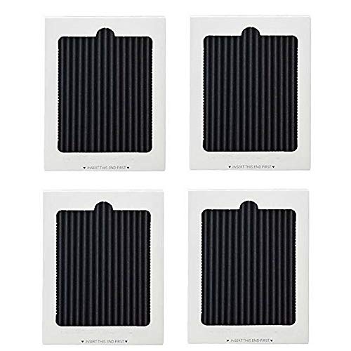 Set di sostituzione filtro aria frigorifero 4, Filtro aria a carbone attivo attivato, Adatto per Frigidaire PAULTRA Pure Air Ultra ed Electrolux EAFCBF 242047801,242061001,7241754001