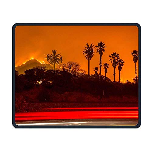 Preisvergleich Produktbild California Comfortable Rectangle Rubber Base Mousepad Gaming Mouse Pad