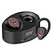 Produktbild XIAOWU Wireless Kopfhörer Bloothooth Dual Wireless Ohrhörer Bluetooth Ohrhörer Mini Stereo Bluetooth Headset mit integriertem Mikrofon und Lade Case für iPhone 8 7 Plus Samsung iPad Android (rot)