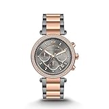 Michael Kors MK6440 Damenuhr Parker zweifarbig Rotgold Gunmetal Chronograph