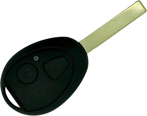Chequers Motorstore Bmw Mini Rover 75 Mgzt 2 Button New Remote Key Case Fob With Uncut Blade