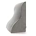 Produktbild A+ Bedside Kissen Speicher Baumwolle Dreieck Bettkissen Abnehmbar Und Waschbar Bett Taille Rückenkissen TV Sofa Großes Kissen Unterstützung Lendenwirbelsäule (Farbe : Gray)