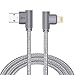 Produktbild Lively Life Blitz Kabel [90 Grad rechtwinklig] Ladekabel Datenkabel für iOS iPhone 7 Plus 7 6S Plus 6 Plus SE 5S 5C 5 iPad 2 3 4 Mini iPad Pro Air iPod Power Bank - [Grau,6FT/2M]