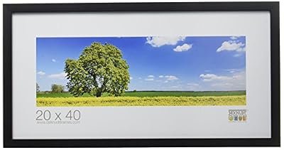 Deknudt Frames S43AK2 Cadre Photo Bois Noir 20 x 40 cm