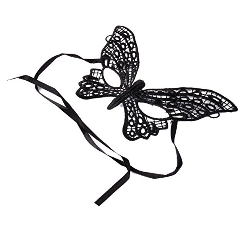 Preisvergleich Produktbild Gazechimp Schwarz Schmetterling Venetianische Maskerade Damen Augenmaske Maske