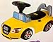KIDS FANTASTIC AUDI STYLE RIDE ON SLIDING CAR (Yellow)