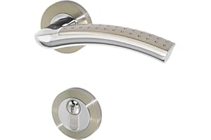 HDmirrorR Haeusler-Shop Türbeschlag 1199 S PZ Drückergarnitur Türbeschläge Türdrücker