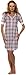 Italian Fashion Yara Short Sleeve Maternity/Nursing Nightdress,Size S,Pink