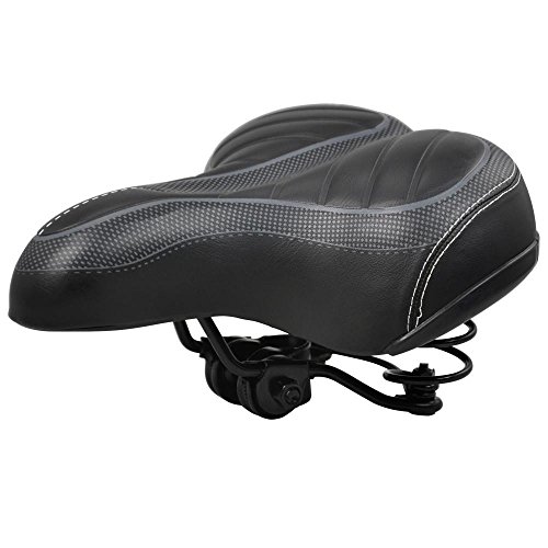 Preisvergleich Produktbild Yaheetech Fahrradsattel Fahrrad Sattel Fahrradsitz Tourensattel 250x205x65mm